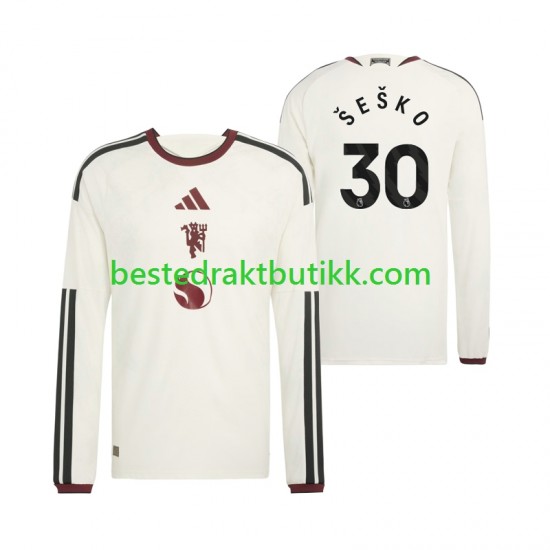 Fotballdrakter Manchester United Benjamin Sesko 30 Tredjedraktsett 2026-2027 Langermet til Herre
