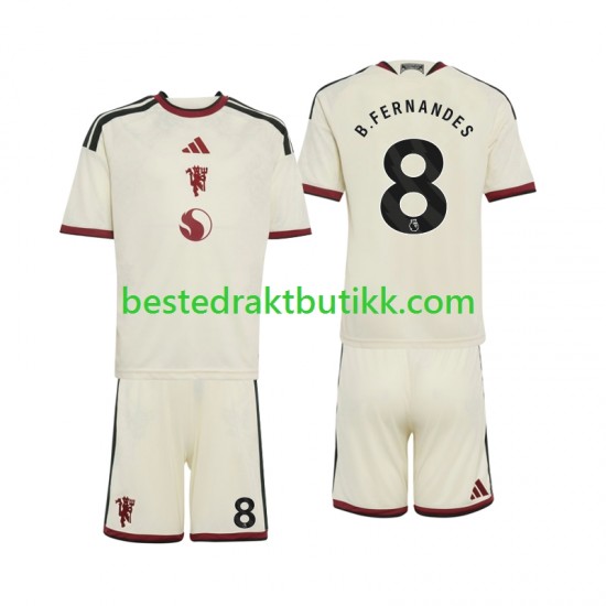 Fotballdrakter Manchester United Bruno Fernandes 8 Tredjedraktsett 2026-2027 Kortermet til Barn