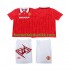 Fotballdrakter Manchester United 1993 Retro Hjemmedraktsett 1994 Kortermet til Barn