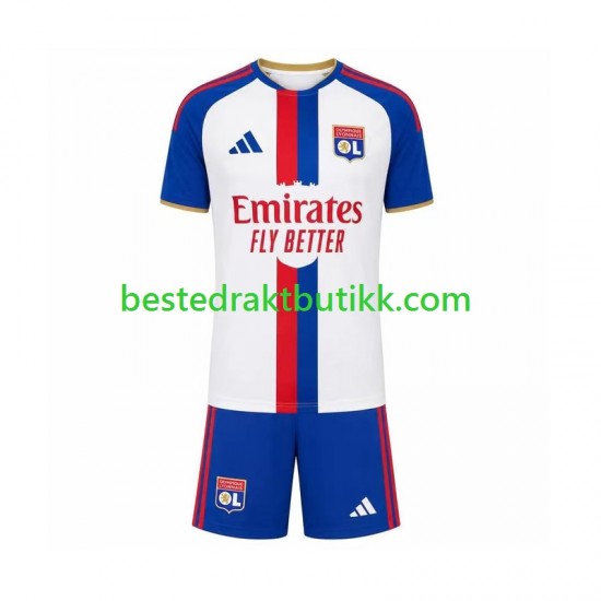 Fotballdrakter Olympique Lyonnais Bortedraktsett 2026-2027 Kortermet til Barn