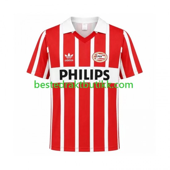 Fotballdrakter PSV Eindhoven 1990 Retro Hjemmedraktsett Kortermet til Herre