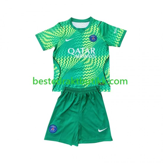Fotballdrakter Paris Saint-Germain Keeper Bortedraktsett 2026-2027 Kortermet til Barn