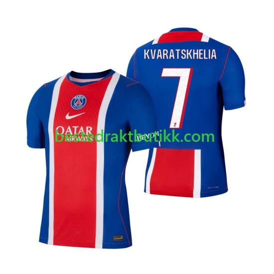 Fotballdrakter Paris Saint-Germain Khvicha Kvaratskhelia 7 Hjemmedraktsett 2026-2027 Kortermet til Herre