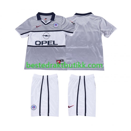 Fotballdrakter Paris Saint-Germain 2000 2001 Retro Bortedraktsett Kortermet til Barn