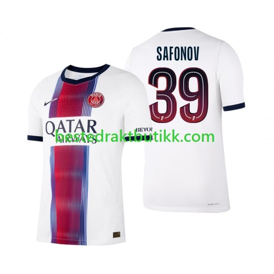 Fotballdrakter Paris Saint-Germain Matvey Safonov 39 Bortedraktsett 2026-2027 Kortermet til Herre