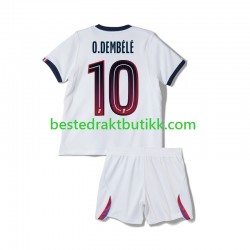 Fotballdrakter Paris Saint-Germain Ousmane Dembele 10 Bortedraktsett 2026-2027 Kortermet til Barn