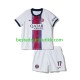 Fotballdrakter Paris Saint-Germain Vitinha 17 Bortedraktsett 2026-2027 Kortermet til Barn