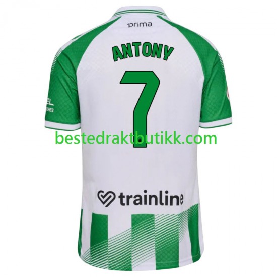 Fotballdrakter Real Betis Antony 7 Hjemmedraktsett 2026-2027 Kortermet til Herre