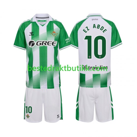 Fotballdrakter Real Betis Ez Abde 10 Hjemmedraktsett 2026-2027 Kortermet til Barn