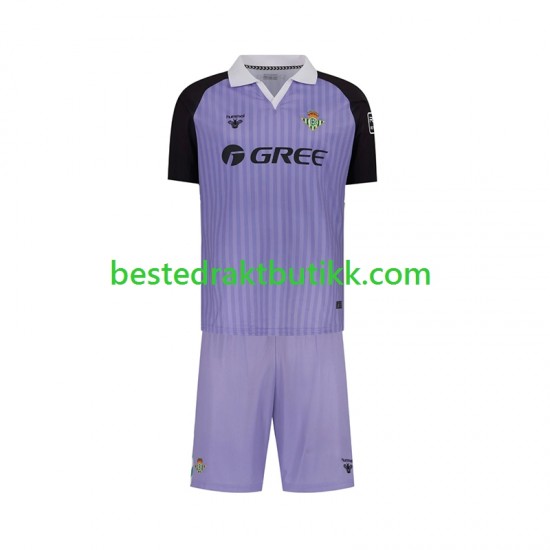 Fotballdrakter Real Betis Keeper Retro Hjemmedraktsett 2025-2026 Kortermet til Barn