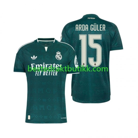 Fotballdrakter Real Madrid Arda Guler 15 Bortedraktsett 2026-2027 Kortermet til Herre