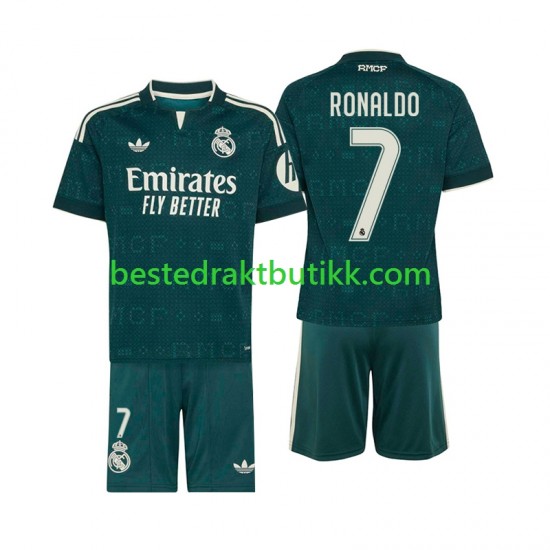 Fotballdrakter Real Madrid Cristiano Ronaldo 7 Bortedraktsett 2026-2027 Kortermet til Barn