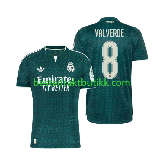 Fotballdrakter Real Madrid Federico Valverde 8 Bortedraktsett 2026-2027 Kortermet til Herre