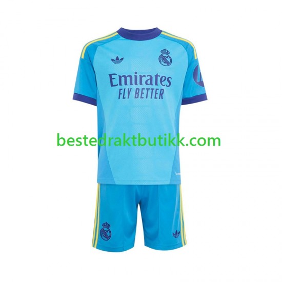Fotballdrakter Real Madrid Keeper Bortedraktsett 2026-2027 Kortermet til Barn