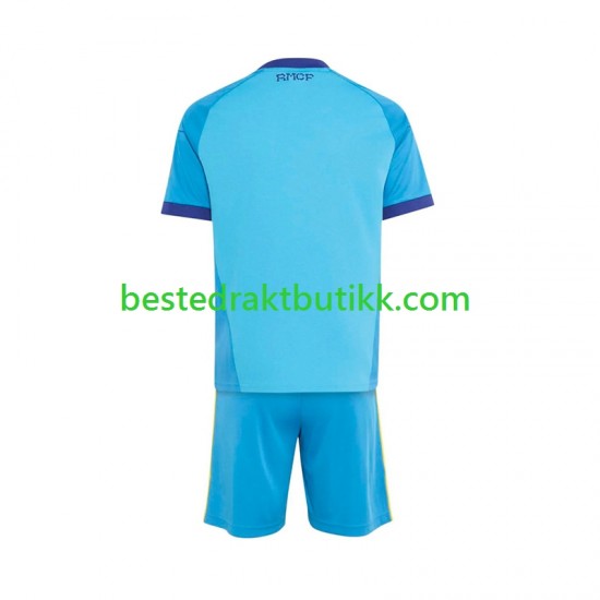 Fotballdrakter Real Madrid Keeper Bortedraktsett 2026-2027 Kortermet til Barn