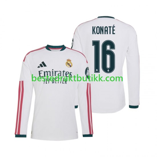 Fotballdrakter Real Madrid Ibrahima Konate 16 Hjemmedraktsett 2026-2027 Langermet til Herre
