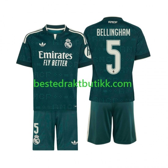 Fotballdrakter Real Madrid Jude Bellingham 5 Bortedraktsett 2026-2027 Kortermet til Barn