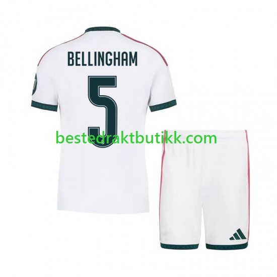 Fotballdrakter Real Madrid Jude Bellingham 5 Hjemmedraktsett 2026-2027 Kortermet til Barn