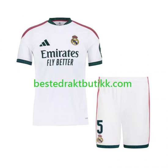 Fotballdrakter Real Madrid Jude Bellingham 5 Hjemmedraktsett 2026-2027 Kortermet til Barn