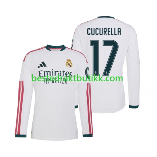 Fotballdrakter Real Madrid Marc Cucurella 17 Hjemmedraktsett 2026-2027 Langermet til Herre