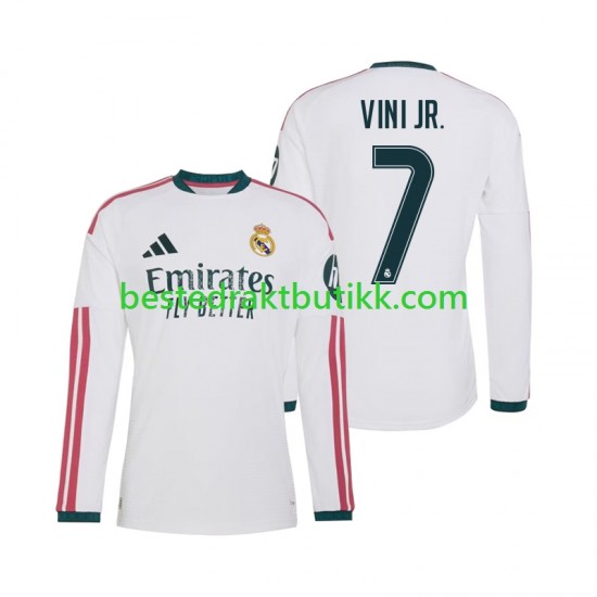 Fotballdrakter Real Madrid Vinicius Junior 7 Hjemmedraktsett 2026-2027 Langermet til Herre