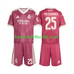 Fotballdrakter Real Madrid Yan Diomande 25 Tredjedraktsett 2026-2027 Kortermet til Barn