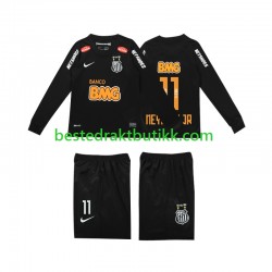 Fotballdrakter Santos NEYMAR JR 11 Classic 2012 2013 Retro Bortedraktsett Langermet til Barn