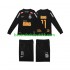 Fotballdrakter Santos NEYMAR JR 11 Classic 2012 2013 Retro Bortedraktsett Langermet til Barn