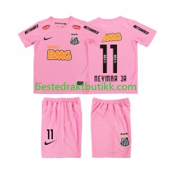 Fotballdrakter Santos Neymar JR 11 2012 2013 Retro Fjerdedraktsett Kortermet til Barn