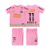 Fotballdrakter Santos Neymar JR 11 2012 2013 Retro Fjerdedraktsett Kortermet til Barn