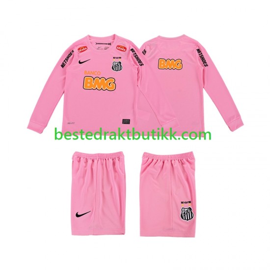Fotballdrakter Santos 2012 2013 Retro Fjerdedraktsett Langermet til Barn