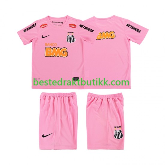 Fotballdrakter Santos 2012 2013 Retro Fjerdedraktsett Kortermet til Barn