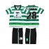 Fotballdrakter Sporting CP Cristiano Ronaldo 28 2000 Retro Hjemmedraktsett 1999 Kortermet til Barn