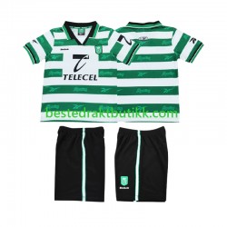 Fotballdrakter Sporting CP 2000 Retro Hjemmedraktsett 1999 Kortermet til Barn
