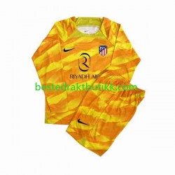Fotballdrakter Atlético Madrid Orangecolor Keeper 2023-2024 Langermet til Barn