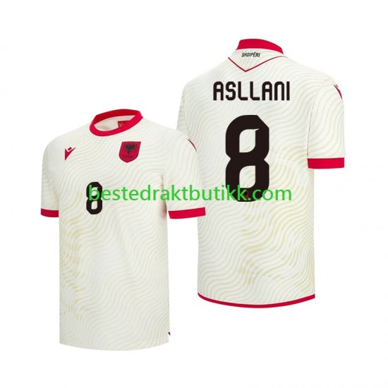 Fotballdrakter Albania Kristjan Asllani 8 Bortedraktsett Fotball-VM 2026 Kortermet til Herre