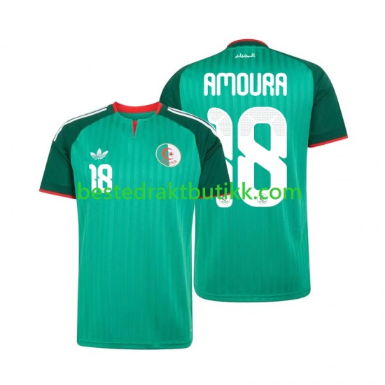 Fotballdrakter Algerie Mohamed Amoura 18 Bortedraktsett 2026 Kortermet til Herre