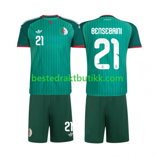 Fotballdrakter Algerie Ramy Bensebaini 21 Bortedraktsett 2026 Kortermet til Barn