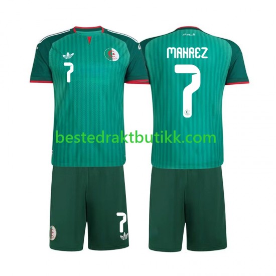 Fotballdrakter Algerie Riyad Mahrez 7 Bortedraktsett 2026 Kortermet til Barn