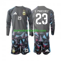 Fotballdrakter Argentina Emiliano Martinez 23 Keeper Hjemmedraktsett Fotball-VM 2026 Langermet til Barn