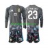Fotballdrakter Argentina Emiliano Martinez 23 Keeper Hjemmedraktsett Fotball-VM 2026 Langermet til Barn