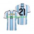 Fotballdrakter Argentina Jose Manuel Lopez 21 Hjemmedraktsett Fotball-VM 2026 Kortermet til Herre