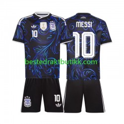 Fotballdrakter Argentina Lionel Messi 10 Bortedraktsett Fotball-VM 2026 Kortermet til Barn