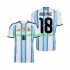 Fotballdrakter Argentina Nico Paz 18 Hjemmedraktsett Fotball-VM 2026 Kortermet til Herre