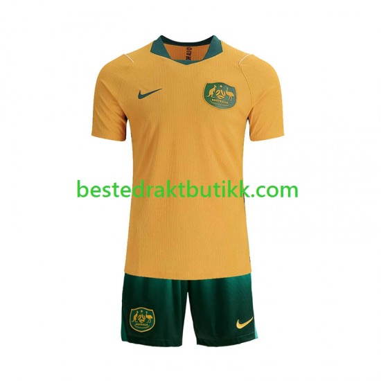 Fotballdrakter Australia Hjemmedraktsett Fotball-VM 2026 Kortermet til Barn