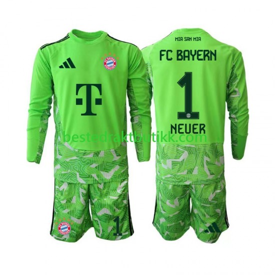 Fotballdrakter FC Bayern München Manuel Neuer 1 Keeper Hjemmedraktsett 2026-2027 Langermet til Barn