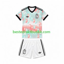 Fotballdrakter Belgia Bortedraktsett Fotball-VM 2026 Kortermet til Barn