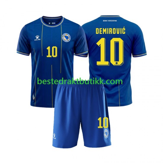 Fotballdrakter Bosnia Hercegovina Ermedin Demirovic 10 Hjemmedraktsett Fotball-VM 2026 Kortermet til Barn
