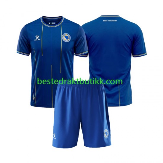 Fotballdrakter Bosnia Hercegovina Hjemmedraktsett Fotball-VM 2026 Kortermet til Barn
