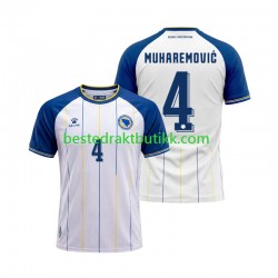 Fotballdrakter Bosnia Hercegovina Tarik Muharemovic 4 Bortedraktsett Fotball-VM 2026 Kortermet til Herre